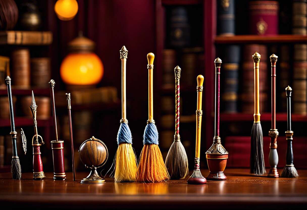 Le quidditch à l'honneur : balais et accessoires de collection
